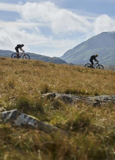 Mountain biking in north Wales with Adventure Tours UK.
