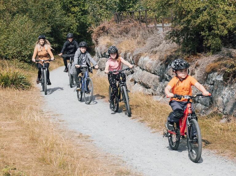 Easy family bike 2024 trails near me