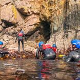 Group coasteering 