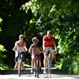 Radfahren auf dem Taff Trail.